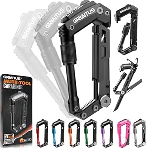 Carabiner Multitool 8-in-1 EDC Cara...
