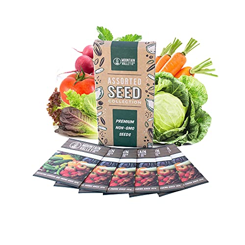 Mountain Valley Seed Co Salad Garden Seed Collection Basic Assortment 6