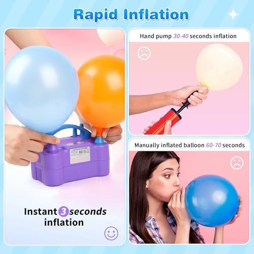 NuLink Electric Balloon Pump Purple
