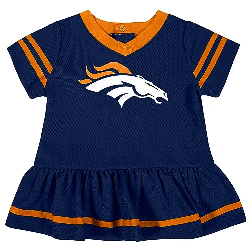 Image of Gerber NFL Baby Girls Jersey Dress and Diaper Cover