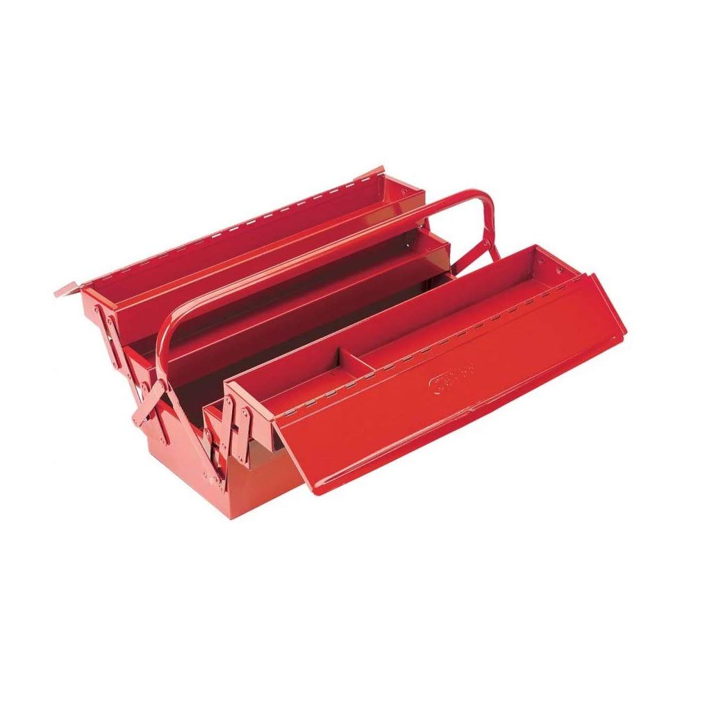 fozti 3 Compartment High Grade Metal Tool Box without Tools for Home and Garage (Orange) (B07TS6GBPH) Amazon Price History, Amazon Price Tracker