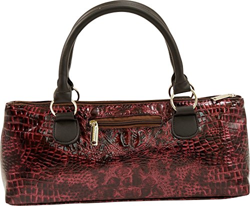 Image of Primeware Wine Clutch Bag (Thermal Insulated) Trendy Women's Carry Tote | Holds Red & White 750mL Bottles | Trendy Fashion | Incl. Portable Waiter-Style Corkscrew