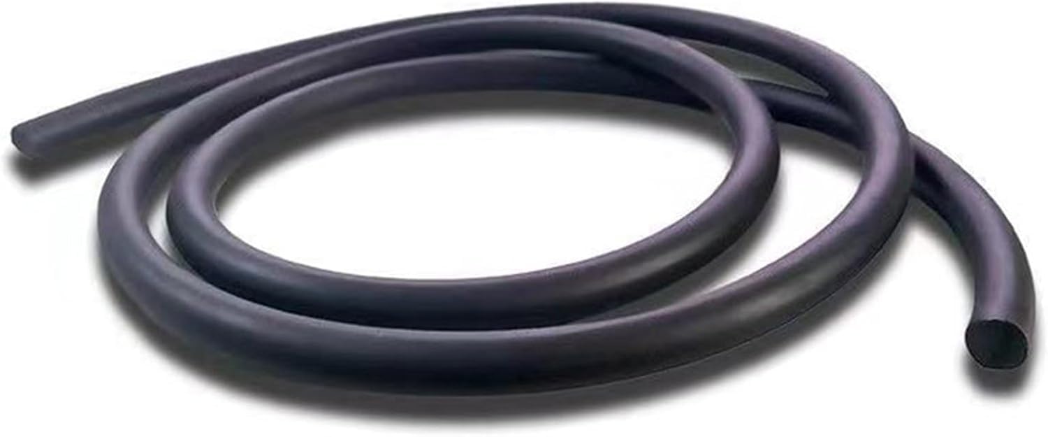 Striscia di tenuta in gomma piena, Striscia di tenuta in gomma da 1 m Guarnizione O-Bar rotonda solida nera Resistenza all'olio Diametro 1-25 mm Asta in silicone