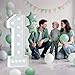 Marquee Numbers 1, 4FT White Light Up Numbers, Large 1st Birthday Decorations Number for Baby Boy Girl Party Backdrop Balloon Decor, Mosaic Marquee Sign Pre-Cut Foam Board Kit
