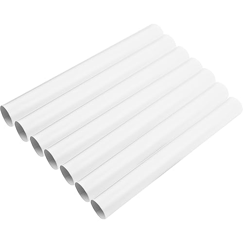 HTVRONT White Vinyl for Cricut,7 Sheets 12"x12" Matte White Permanent Vinyl-White Adhesive Vinyl Sheets for Indoor & Outdoor Use