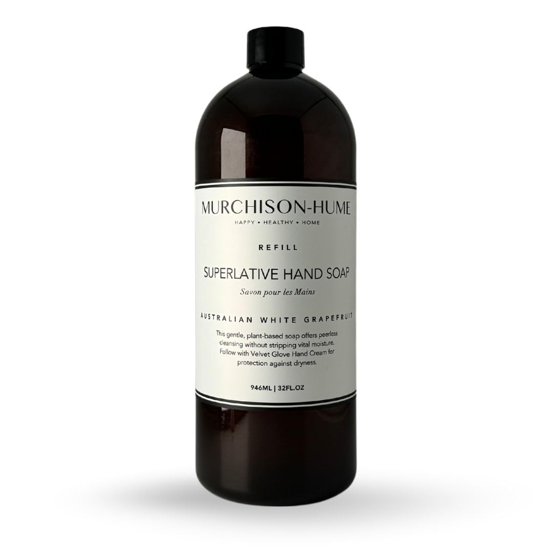 Murchison-Hume Australian White Grapefruit Hand Soap Refill | Superlative Plant-Based Formula | Eco-Friendly 32 fl oz Refill for Pump Dispenser |
