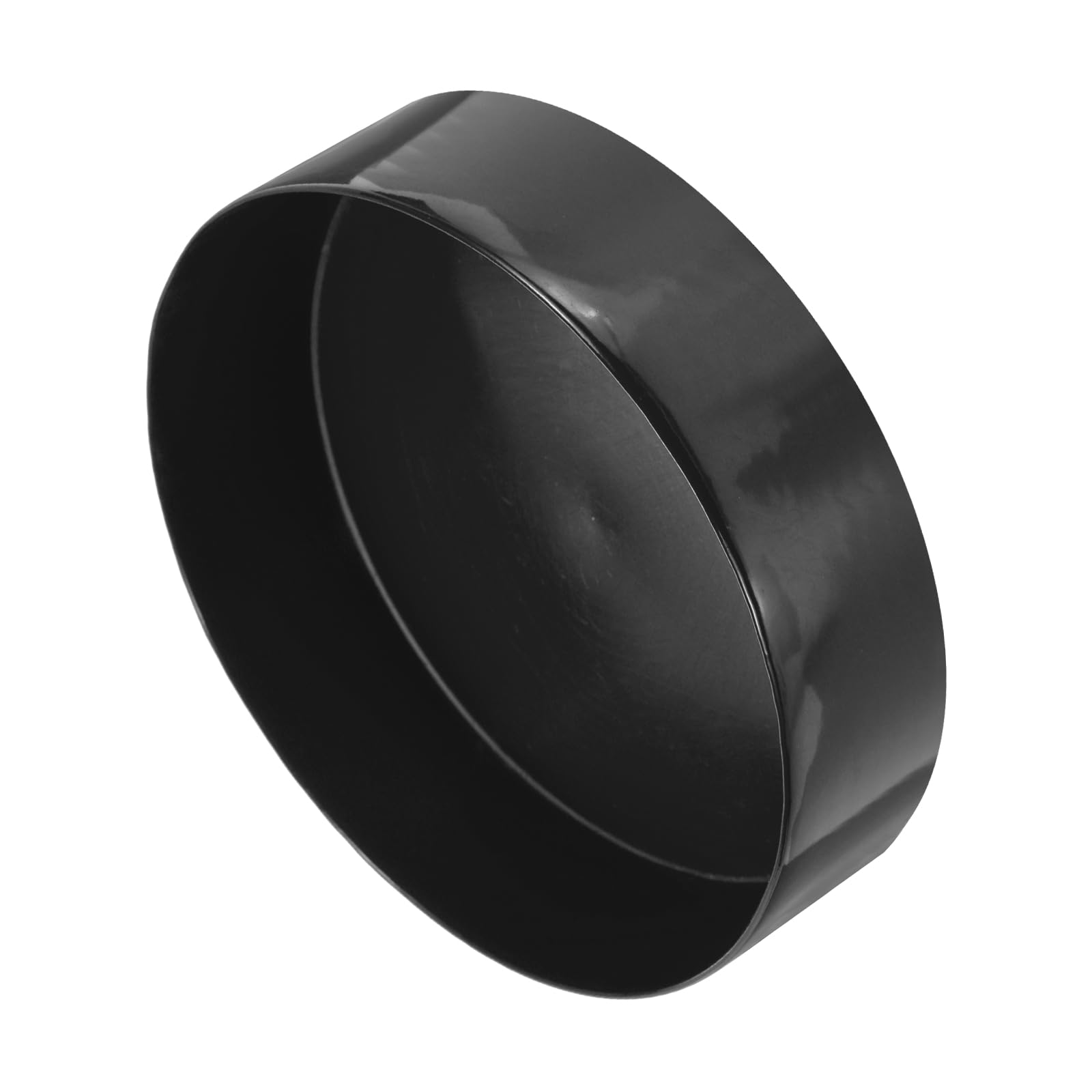 sourcing map 200mm (7 7/8") ID Rubber End Caps, Round Vinyl Plug Insert Plastic End Caps for Tubing, Fence, Pipe Post, Furniture, Railing, Black, 80mm Height
