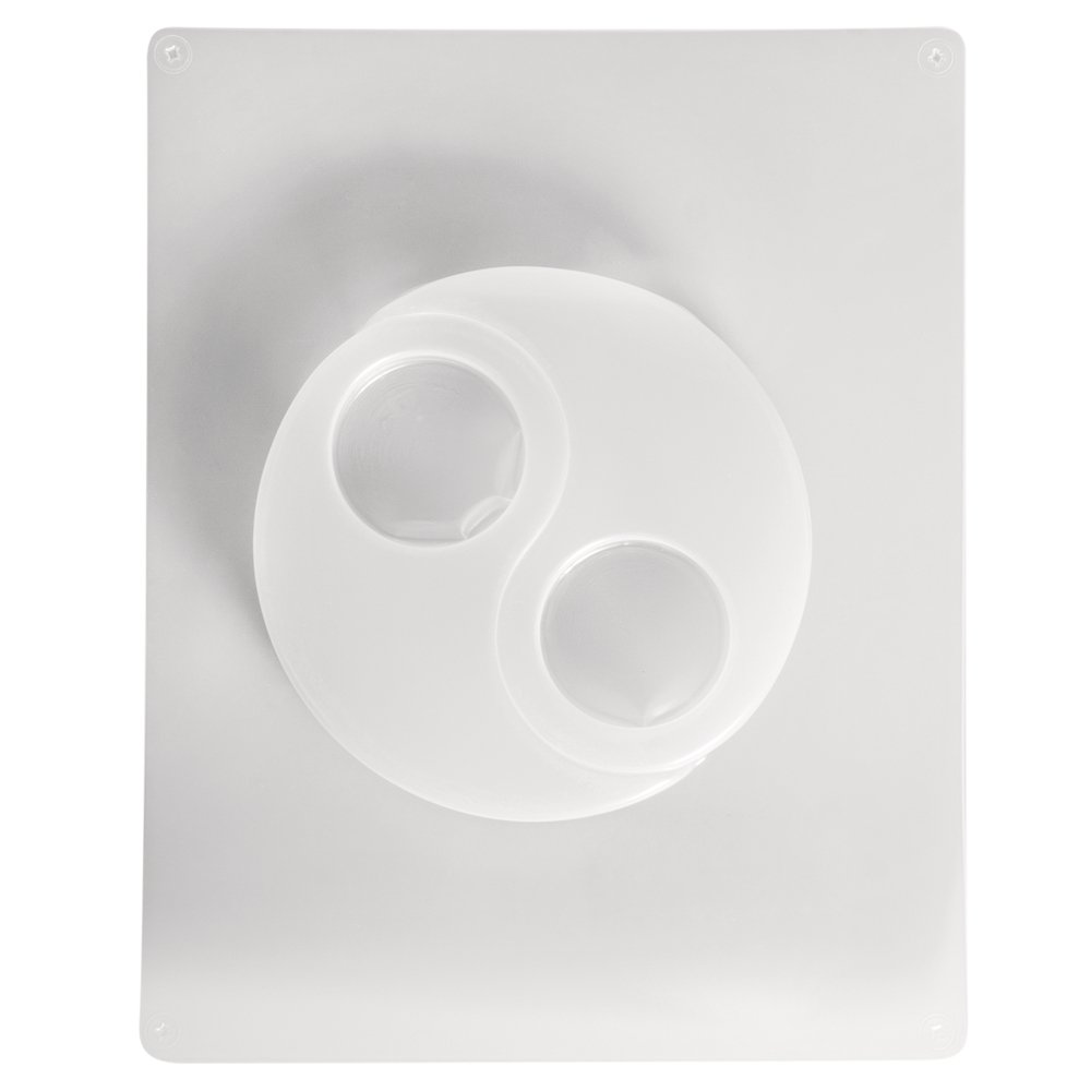 Rayher Casting Mould: Tealight Holder Yin Yang, 2 Motifs, 12x8 cm, White,3672900