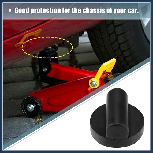 Image of 4 Pcs Rubber Jack Puck Jacking Lift Pad Jack Lift Point Pad Adapter for Audi TT RS R8 A6 Support Point Adapter Jacking Trolly Car Removal Repair Tool Stylish Design
