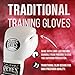 CLETO REYES Traditional Professional-Grade Boxing Gloves with Laces for Training, Sparring and Heavy Punching Bags for Men and Women, MMA, Kickboxing, Muay Thai, 14oz, Black CRE