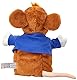 Heunec 589872 Leo Lausemaus Handpuppe, braun, 100 g