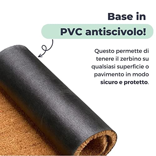 Zerbino personalizzato per l'ingresso di casa |