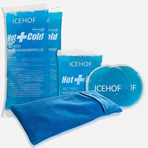 ICEHOF Kühlpads mit Vlies-Hülle - Kuschelweich Cover