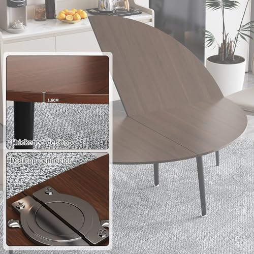 Plateau de table rond pliable pour optimiser l'espace des banquets