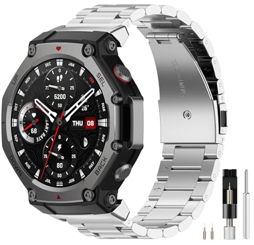 [Miimall] Ή Amazfit T-Rex 3 XeXoh ^uXbg h hK  XeXX`[Xgbv ϏՌ ԂȂ xg rWlX gp T-bNX3 X}[gEIb` Vo[
