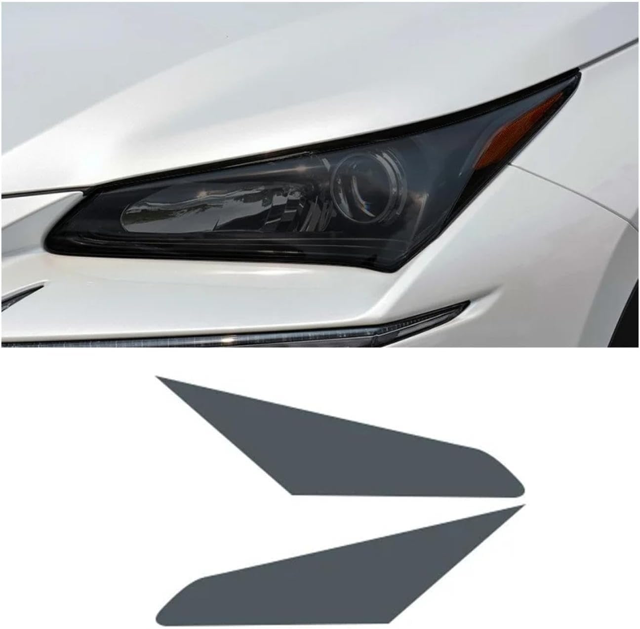 SamLng Car Front Light Film for Lexus NX NX300 300h 200t 2015-2020 Headlight Protection Sticker Car Front Headlamp Protection Film car Lights Film Headlight Anti-Scratch Non-Yellowing Protective Film