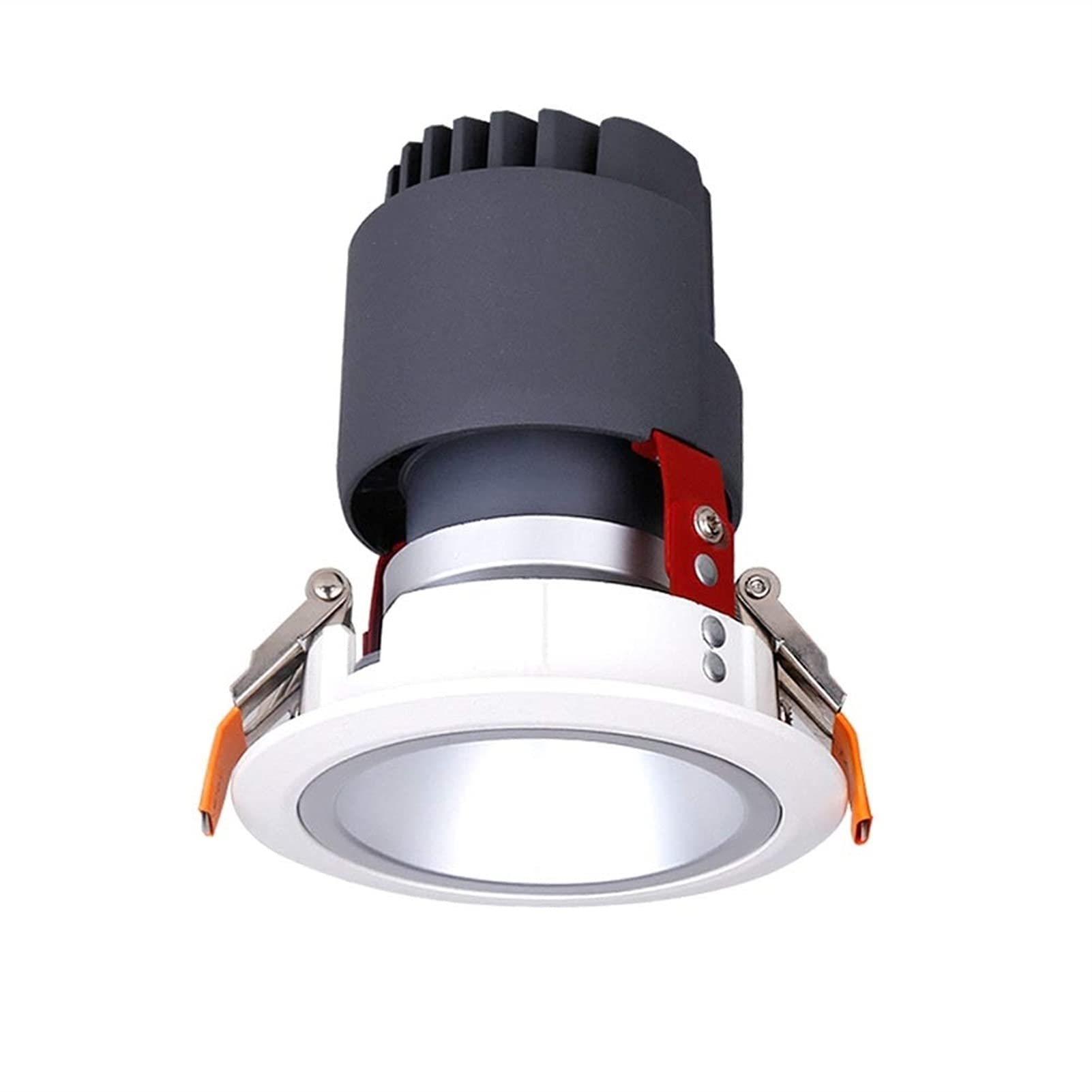 YNBSHGAA Recessed Led Business Embedded Downlight Decoration COB Lighting Modern Downlight Recessed Ceiling Panel Light for Commercial Home Illumination Integrated,6000k White Light-30W
