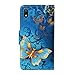 MRSTER Huawei Y5 2019 Leather Case, Flip Notebook Wallet Phone Case For Huawei Y5 2019, Shockproof Full Protection Case Cover For Huawei Y5 2019. XC1 Butterfly