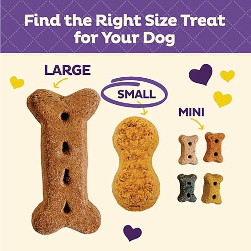 Image of Wellness Old Mother Hubbard P-Nutty Dog Biscuits, Natural, Training Treats, Three Flavors, Small Size, (20 Pound Box)