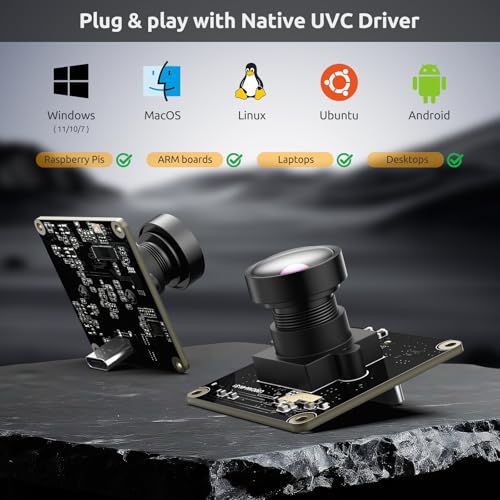 Module Caméra USB 3.0 4K IMX415 Windows Linux Raspberry Pi - 4