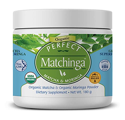 Polvo orgánico de matcha y moringa 180 gramos miniatura 1