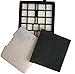 Think Crucial Replacement for Dirt Devil Style F45 HEPA Style Filter, Foam Pre-Filter, Exhaust Filter, Compatible with Part # 2KQ0107000, 2KQ0104000 1KQ0106000