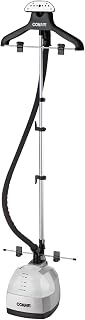 Conair GS28NXC Garment Upright Steamer with Microban, Full Size Standing Steamer for Clothes, 1500W Professional Steam and Press, Fast 45-Second Heat-Up