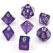 Chessex CHX27467 Dice-Borealis Royal Set, Purple/Gold