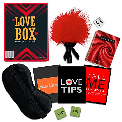 Steamy-Romantic-Love-Box-Gift-Set-Valentines-Day-Gift-for-Husband-Wife-Girlfriend-Boyfriend-Wedding-Anniversary-Box-for-Couples-Him-and-Her-Couple-Games-for-Date-Night-Ideas - DumpADate.com