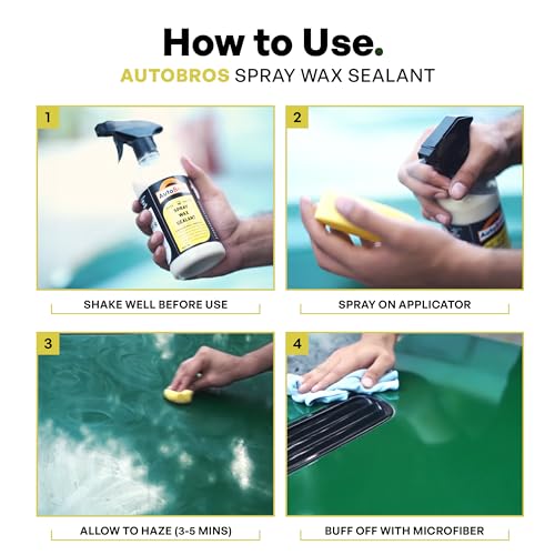 Image of Auto Bros Spray Wax Sealant 500ml - High Gloss | Easy to Apply | Superior Water Beading |