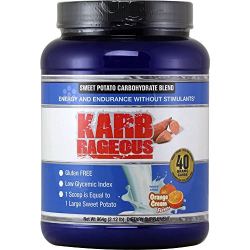 Image of Karb Rageous Supplements, Orange Cream, 964 Gram