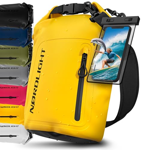 Nordlight Dry Bag Sacca Impermeabile + Custodia per Cellulare +
