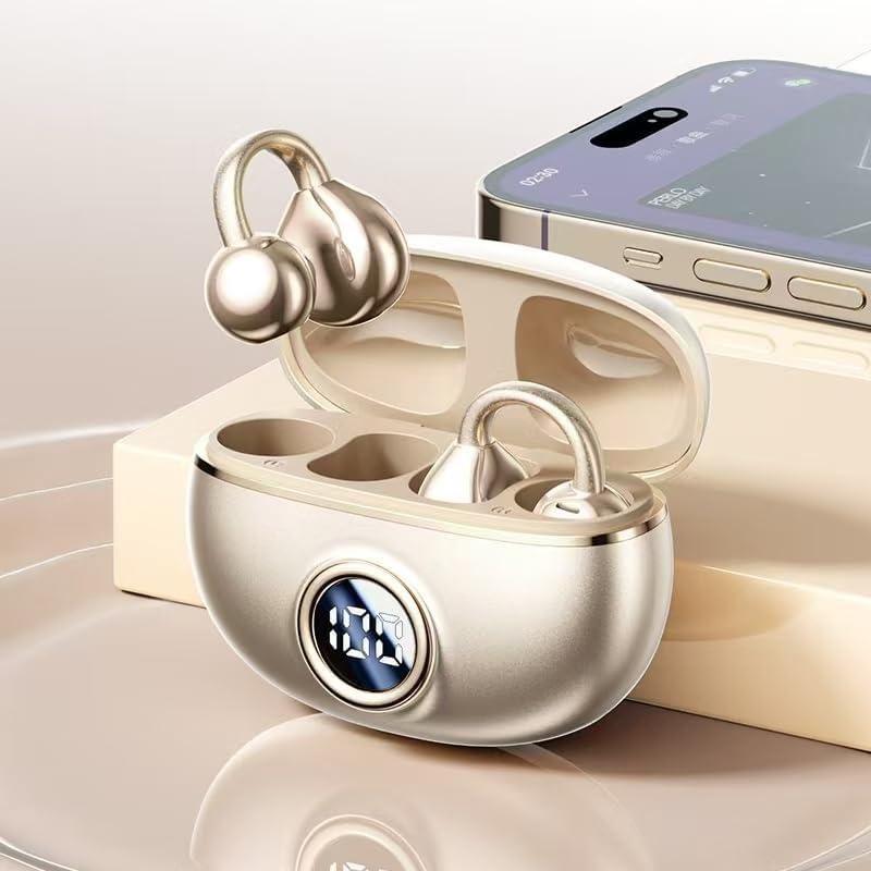 Bluetooth wireless earphones, clip-on...