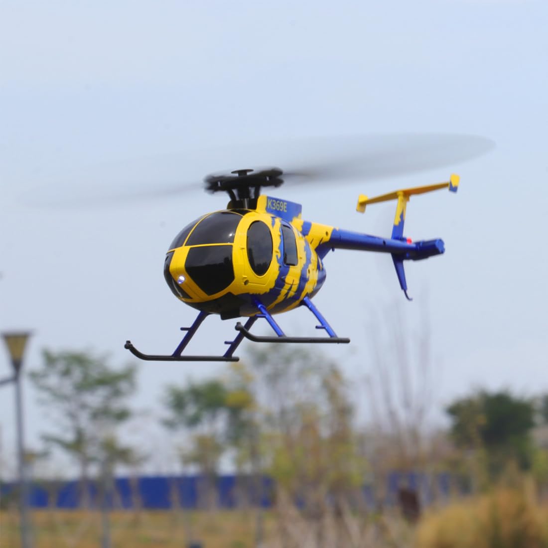 RC ERA C184 MD500 - Elicottero radiocomandato, 2,4 G, motore brushless a 4 canali, con giroscopio e posizione ottica, regalo per hobby per adulti