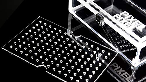 Pixel Cartel - Cigar Humidor Modern Clear Acrylic | Holds 15-20 Cigars | Airtight Display | Improved Latches & Hinges | Mess Free, No Seasoning, Activation or Maintenance - Thumbnail 5