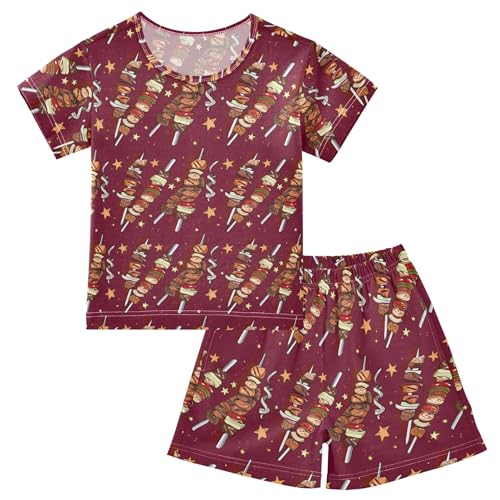 Kebab Pajama Set Pajamas Sleepwear Nightwear Loungewear Clothes Set B04047253