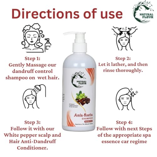 Image of Amla & Reetha Shampoo | Paraben Free | Anti Dandruff Conditioning With Hair Fall Control | Thick & Strong Hair | Suitable for All Hair Types |400 ml