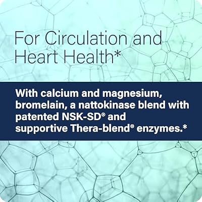 Enzyme Science Nattokinase Pro with NSK-SD - Organic Supplement - Best enzymes for Cardiovascular and Circulatory Support - Vegan and Kosher - 60 Capsules