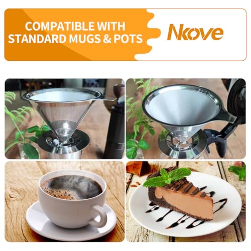 NKOVE Pour Over Coffee Dripper