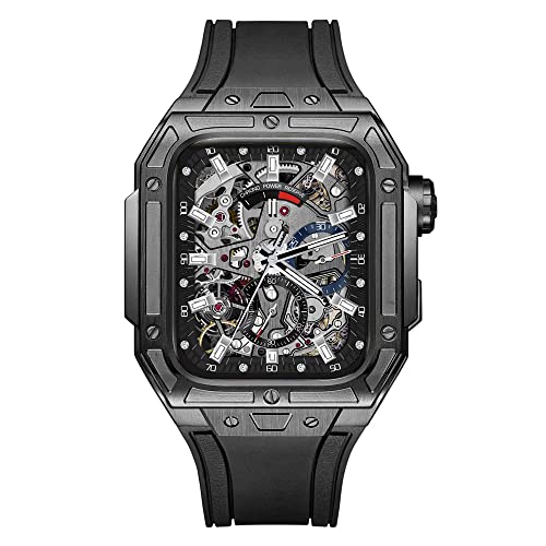 Boîtier montre de luxe métal pour Apple Watch Band 7 8 45 mm diamant