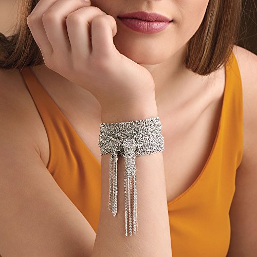 Ross-Simons Italian Sterling Silver Mesh Tie Necklace. 32 inches4