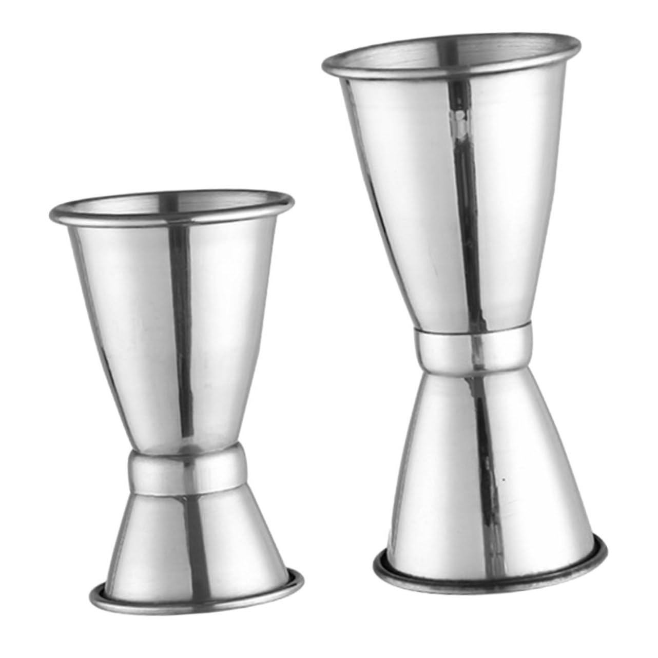 COLLBATH Double Head Cocktail Jigger Ounce Cups Bartending Measuring Cups Glasses