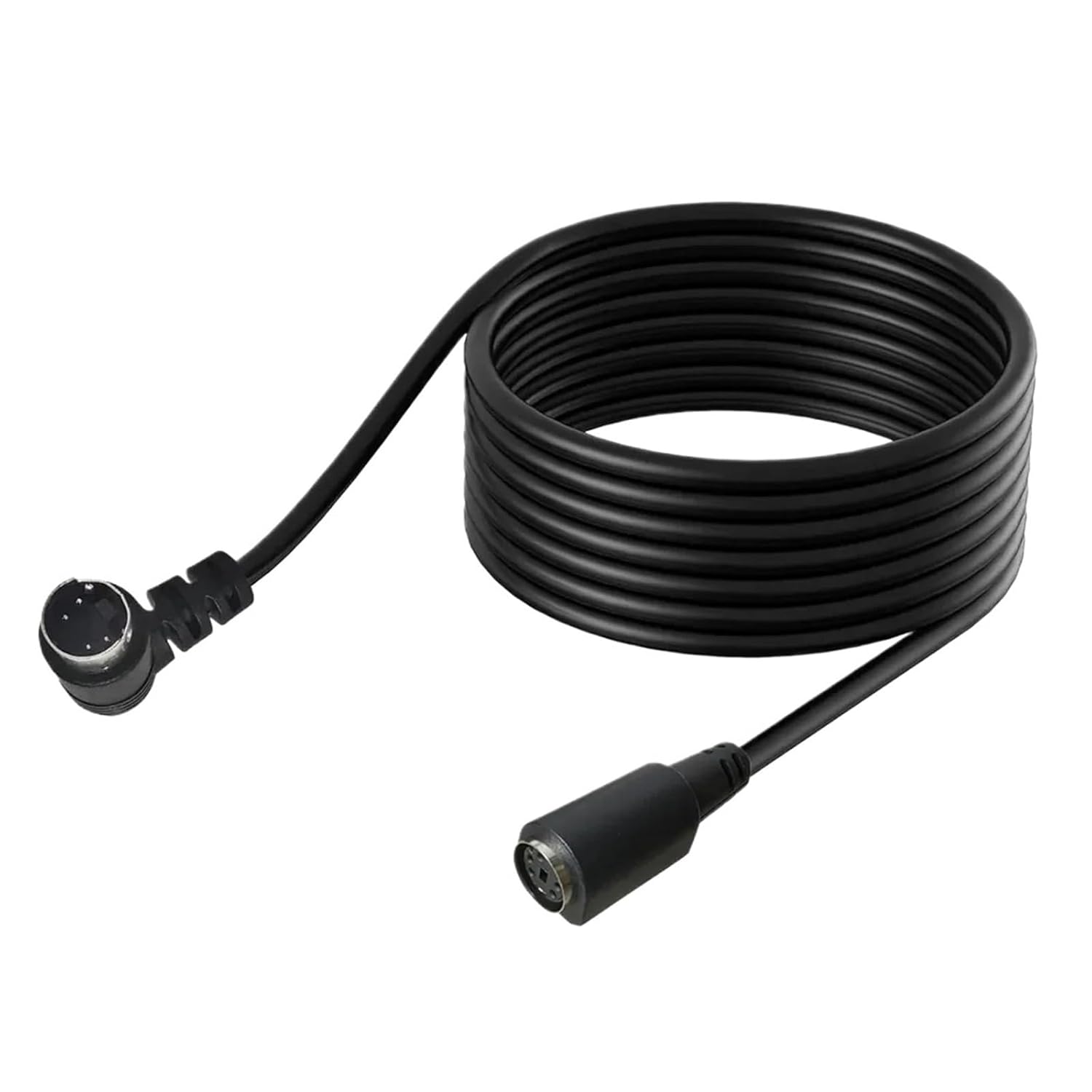90 Degree Bend Male and Female S-Video Video Cord 4-pin PVR, DVD Player(S-Video 4P Male and,0.5m)