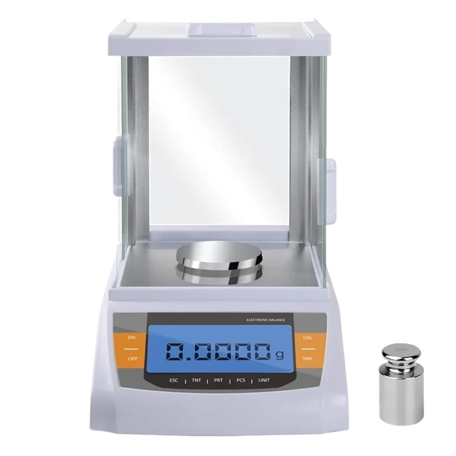 KGLHJDY Laboratory Analytical Balance Scale 0.0001g Digital Scale Electronic Balance With Windshield And Calibration Weight Precision Weighing(0.0001g 200g)