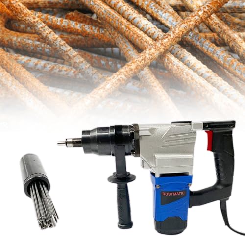 Scrostatore Elettrico Ad Aghi Pistola antiruggine elettrica da 1100 W con impugnatura di livello industriale per la rimozione di ruggine, scorie e vernice