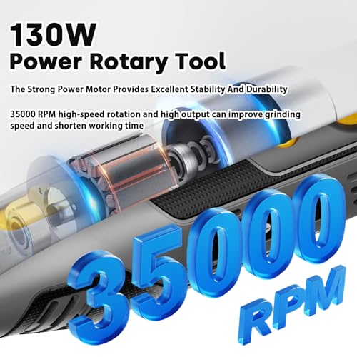 Enventor 130W Rotary Tool with 204pcs