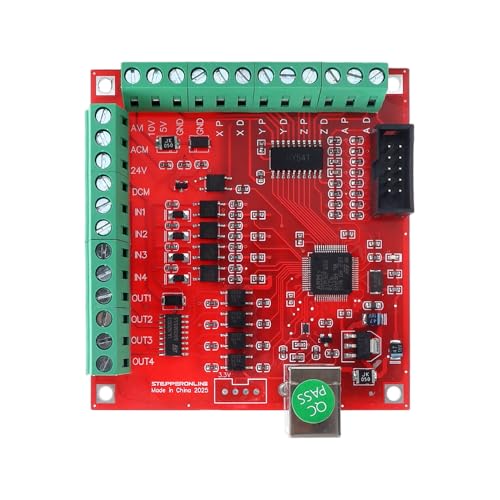 STEPPERONLINE 4-Achsen CNC Breakout-Board Controller 100 kHz USB-Steuerung für Mach3