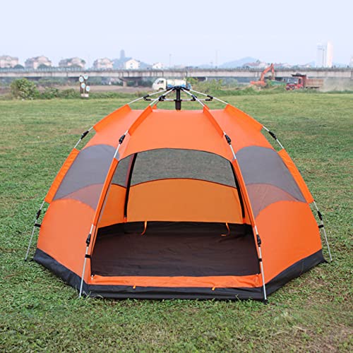 Carpa automática pop up para camping, 8 personas, naranja miniatura 7