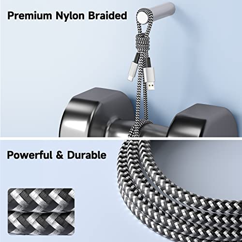 Deegotech Type C Charger 10 Ft, Usb C Charger Cable Fast Charging, Nylon Braided Long Usb C Cable, Type C Charger Cord For Galaxy S10 S9 S8 Plus, Note9 8 A60 A50, Moto G And Other Usb C Devices #TOP3