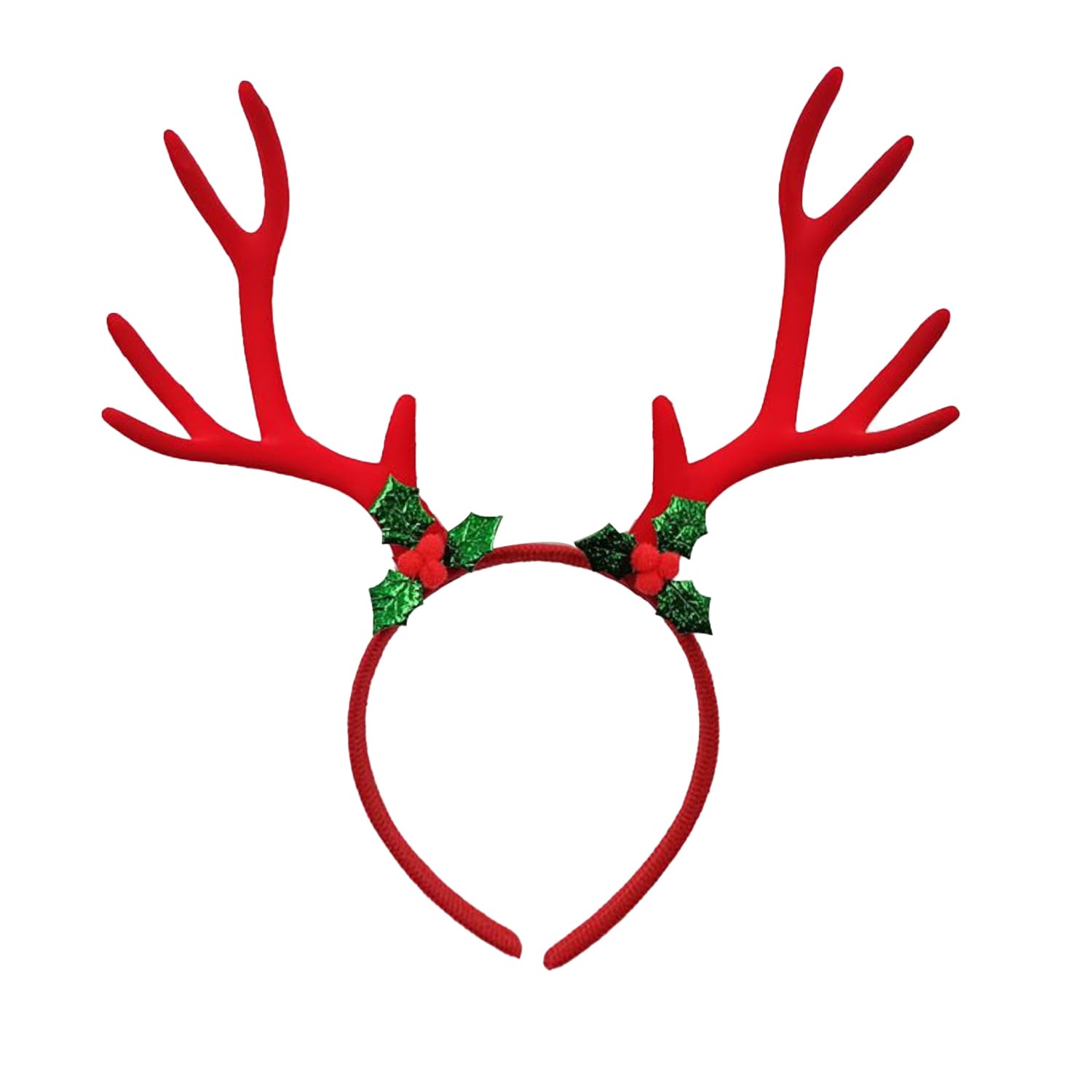 MEISH Deer Antler Headband Plush Reindeer Antler Headband Cute Christmas Reindeer Ears Headbands Christmas Hair Accessories for Women Girls (color4)